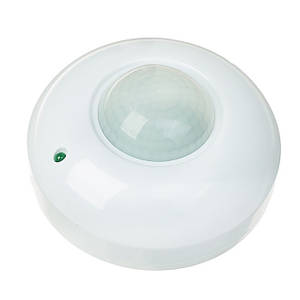 Інфрачервоний датчик руху накладний 360° ETRON Sensor 1-ESP-356 230В IP20 з датчиком освітленості білий