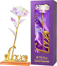 Декоративна троянда Childom Rose Flower with Gift Box 25 см (B082KGXWTQ) 4072