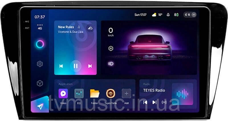 Штатна магнітола TeYes CC3 2k 4+64Gb (B) Skoda Octavia 3 A7 2013-2018 10"