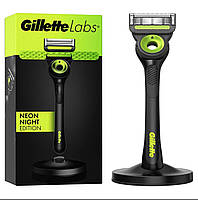 Gillette Labs Neon Edition Станок для бритья с магнитной док-станцией | Бритва