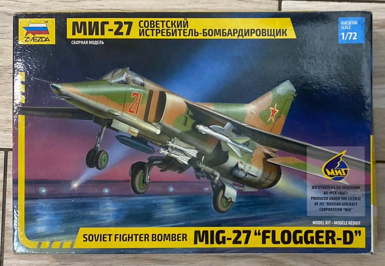 Самолет МИГ-27 FLOGGER-D 1:72 Сборная модель (ID#2087004946), цена: 815 ...