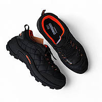 Чоловічі кросівки Merrell Ice Cap Moc Termo чорні з помаранчевим (термо)