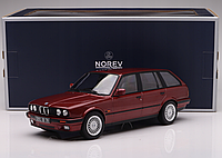 Коллекционная модель авто BMW E30 325i Touring 1992, красный металлик Norev 1:18