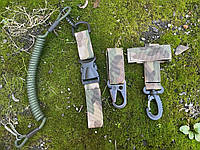 Набор тактических карабинов мультикам /карабин+держатель для перчаток+страховой шнур