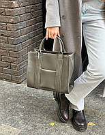 Женская сумка классическая из экокожи, модная вместительная сумочка с ручками повседневная
