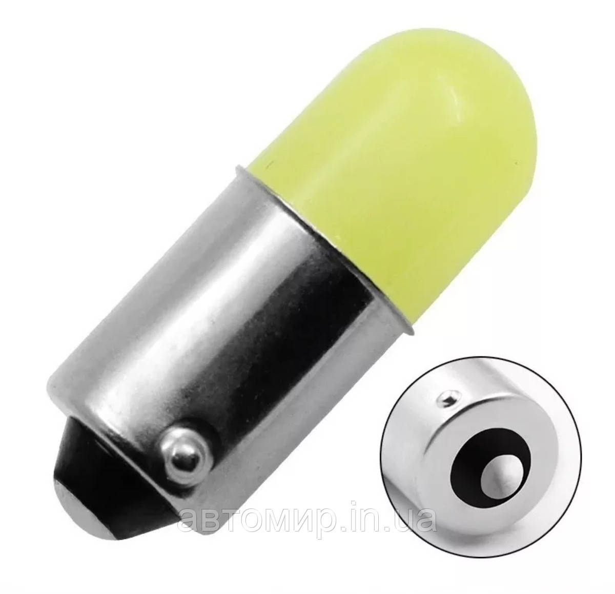 Світлодіодна лампа T4W BA9S 4D COB Біла 24V