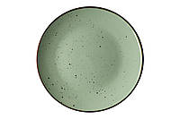 Десертна тарілка Ardesto Bagheria 19см з кераміки Pastel green (AR2919GGC)