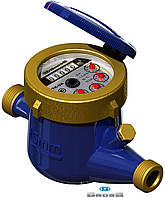 Лічильник GROSS MTK-UA Dn15, L = 165 мм, Qn=2,5m3/год багатоструминний на холодну воду 1/2"