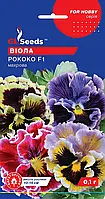 Віола Рококо F1 рясно квітуча великобарвна посадивши в саду не розтанетеся ніколи, паковання 0,1 г