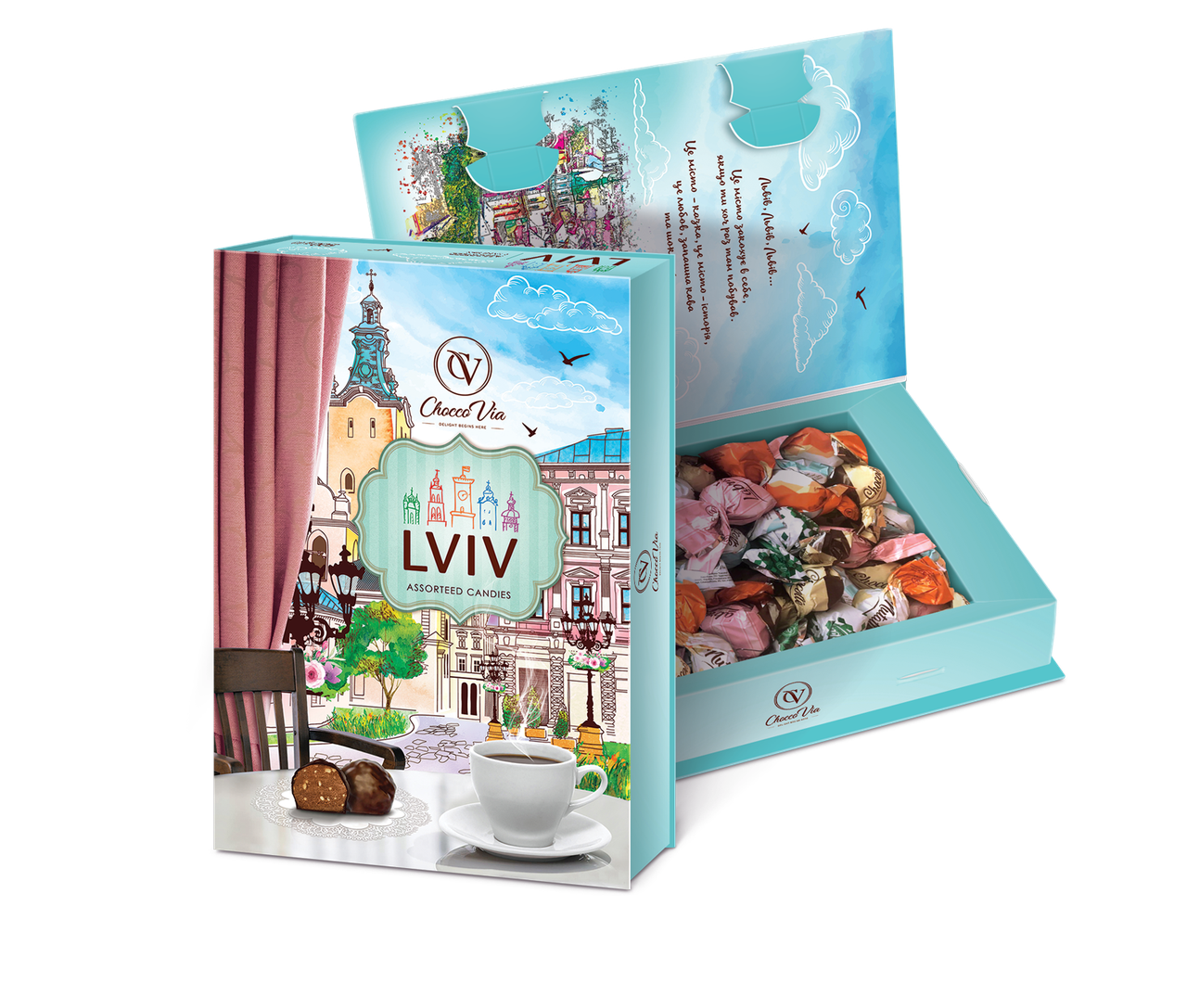 Набір цукерок Lviv ChoccoVia ПП АМЕТИСТ ПЛЮС артикул 213680