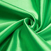 Ткань Атлас обычный Зеленый (Трава)