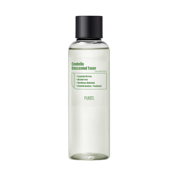 PURITO Заспокійливий тонер з центеллою без ефірних олій PURITO Centella Unscented Toner 200 ml, фото 1