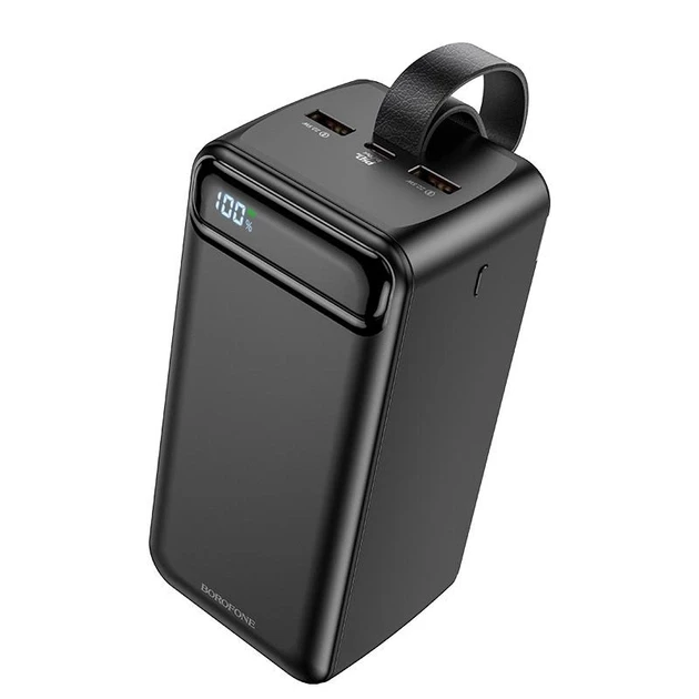 Портативний зарядний пристрій Power Bank BOROFONE BJ14D 50000 mAh 2USB Type-C З швидкою зарядкою та ліхтариком