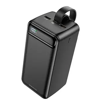 Портативний зарядний пристрій Power Bank BOROFONE BJ14D 50000 mAh 2USB Type-C З швидкою зарядкою та ліхтариком