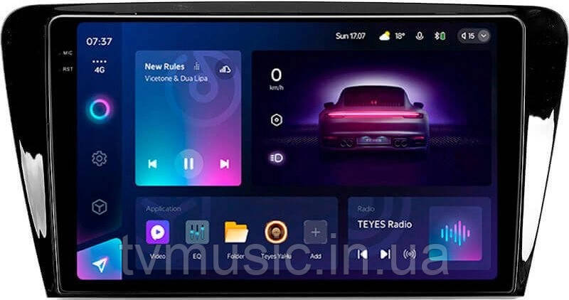 Штатна магнітола TeYes CC3 2k 4+32Gb (B) Skoda Octavia 3 A7 2013-2018 10", фото 1