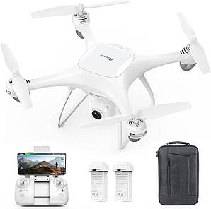 Дрон Potensic Dreamer Mini, із камерою 2,7K, 2 батареї, GPS, футляр для зберігання, автоматичне повернення