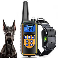 Ошейники с током для собак, Аккумуляторный ошейник для тренировки собак (до 800м), Собачий электроошейник, AVI