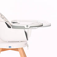 Стільчик для годування 3в1 Lorelli Napoli Pink Bears сидіння з поворотом на 360°, фото 7