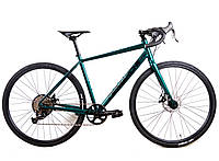 Велосипед Шоссейный Crosser 700С Point LTwoo (M)(1*11) Алюминиевый Гоночный Гравийный Зеленый глянец 3011