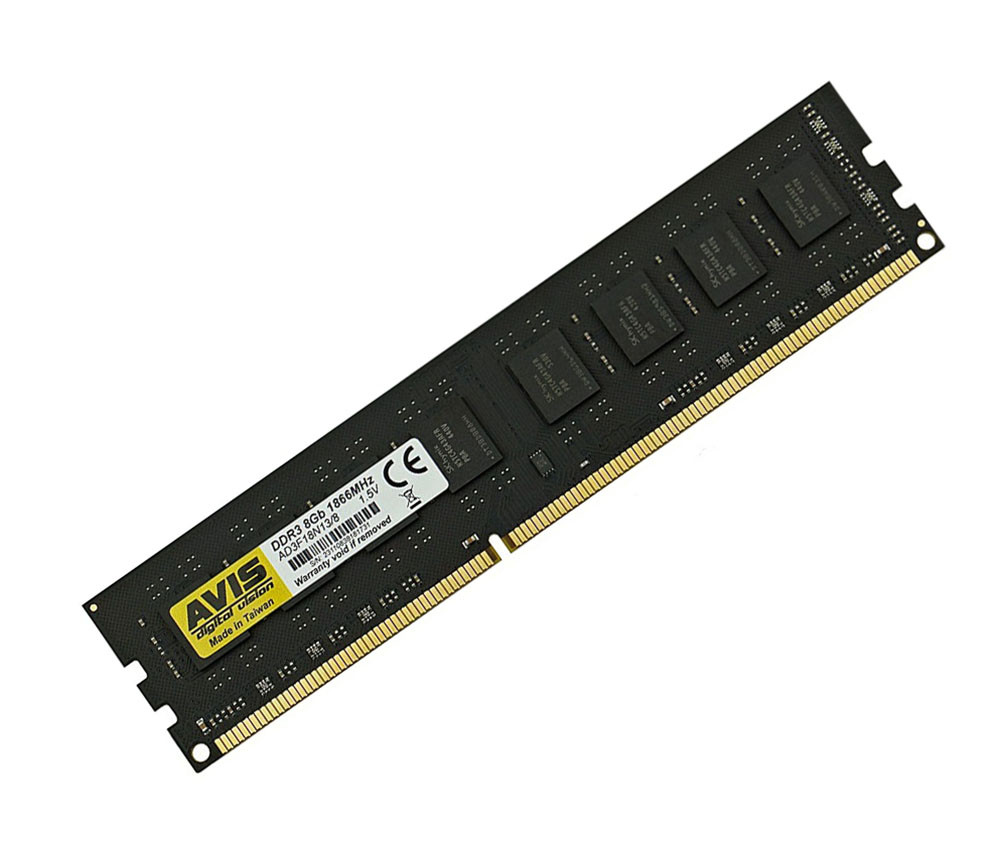 Оперативна пам'ять DDR3-1866 8Gb 1.5V PC3-14900 AVIS AD3F18N13/8 8192MB