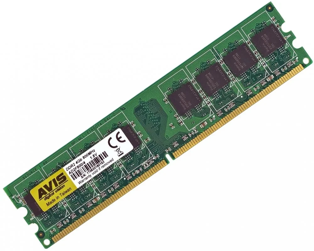 Оперативна пам'ять DDR2-800 4Gb PC2-6400 AVIS AD2F800/4 4096MB