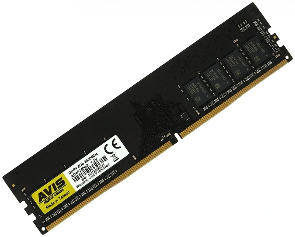 Оперативна пам'ять DDR4-2400 8Gb PC4-19200 AVIS AD4F2400/8 8192MB