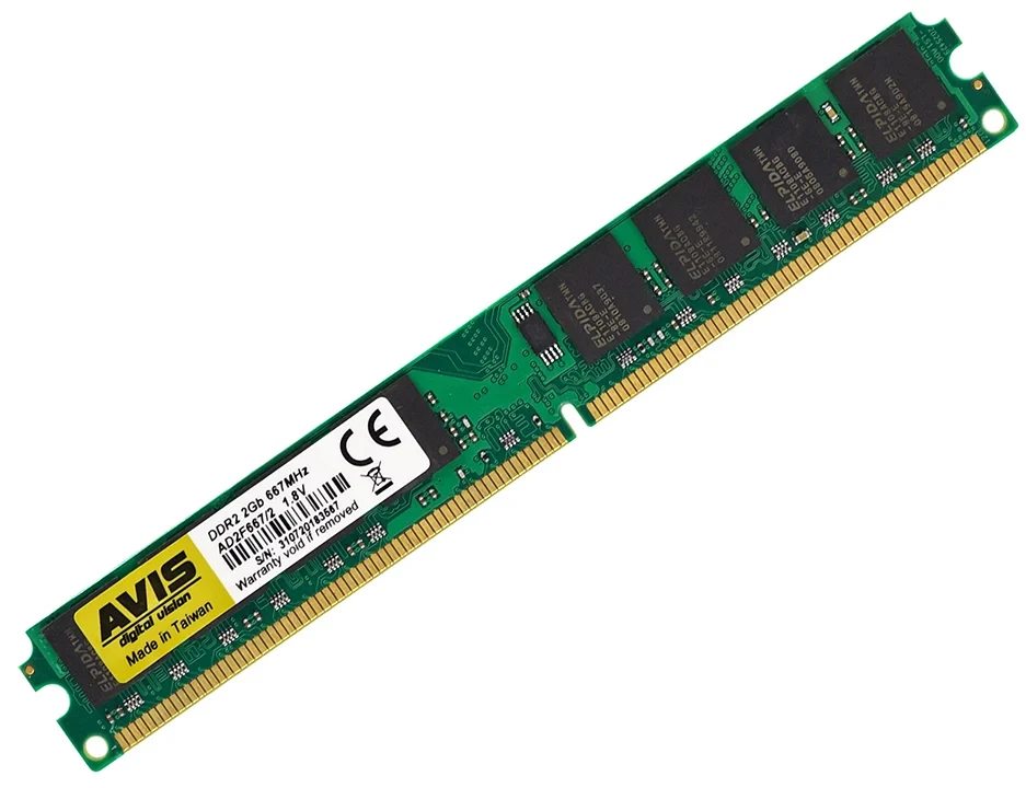 Оперативна пам'ять DDR2-667 2Gb PC2-5300 AVIS AD2F667/2 2048MB (770008599)