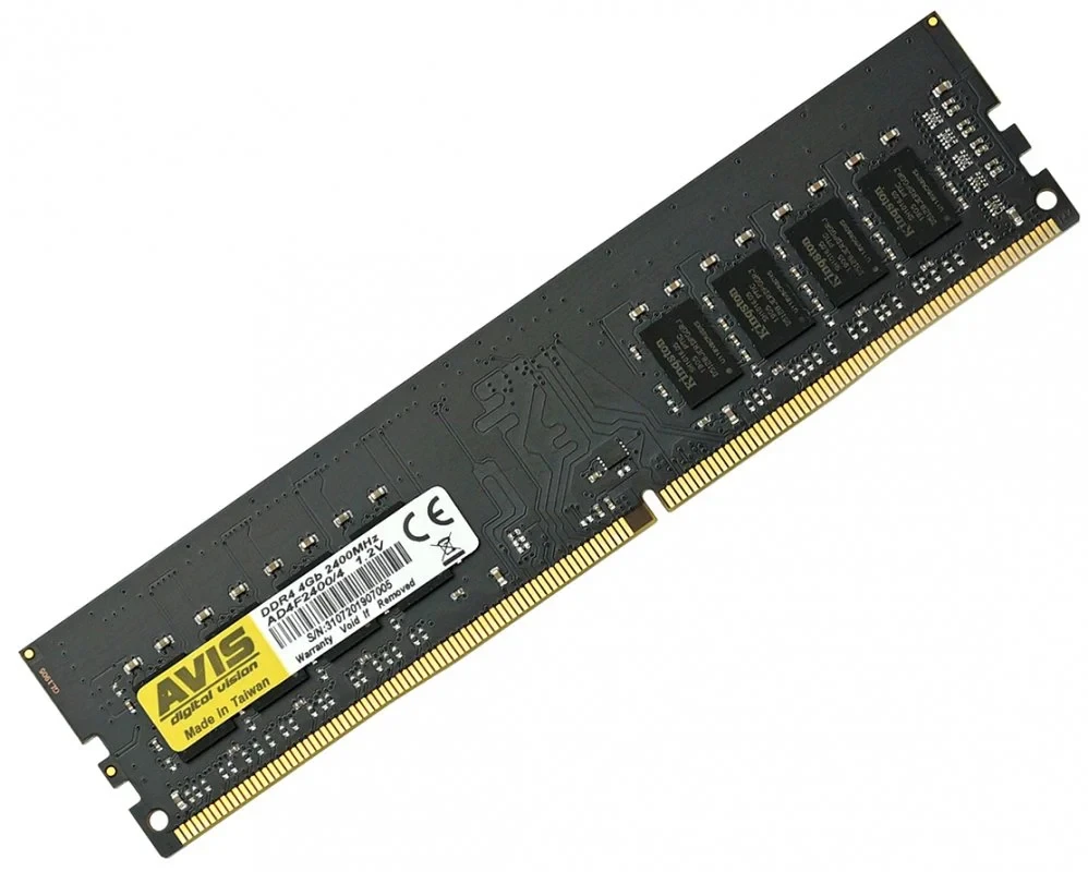 Оперативна пам'ять DDR4-2400 4Gb PC4-19200 AVIS AD4F2400/4 4096MB