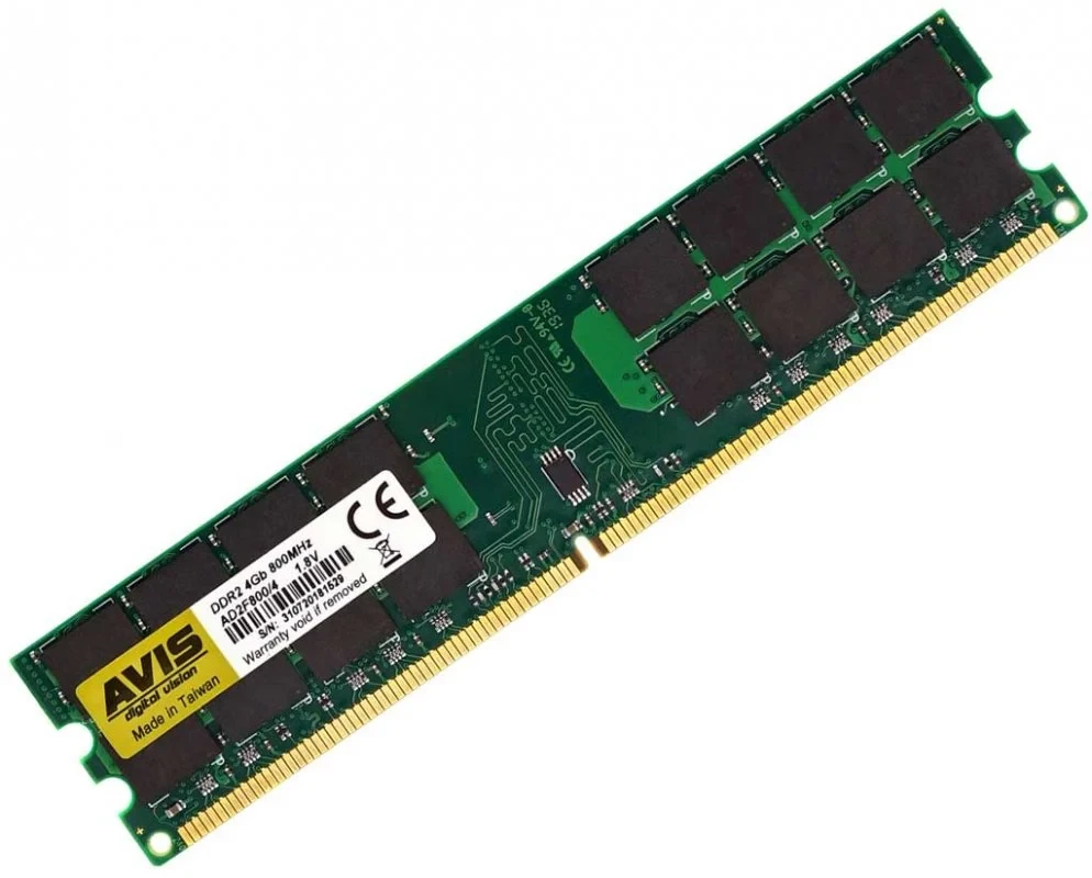 Оперативна пам'ять DDR2-800 4Gb PC2-6400 (4096 MB) AVIS AD2F800/4G