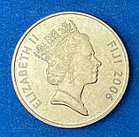 Монета Фіджі 10 центів 1997-2006 рр, фото 3