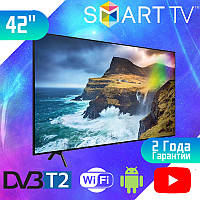 Телевизор 42 дюйма Smart tv Телевизор Samsung Телевизор Самсунг Плазма Телевизор wi-fi Android T2 Вай фай 857