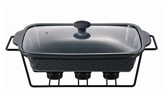 Марміт Kamille чорний 1,4л 30,5х17,5 см h6 см кераміка (6420 K)