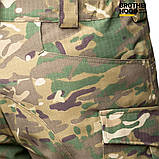 Штани тактичні військові для ЗСУ Brotherhood UTP 2.0 ріп-стоп мультикам, фото 9