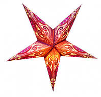 Светильник Звезда картонная 5 лучей PINK OCTOPUS