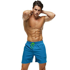 Чоловічі плавальні шорти від бренду Escatch синього кольору