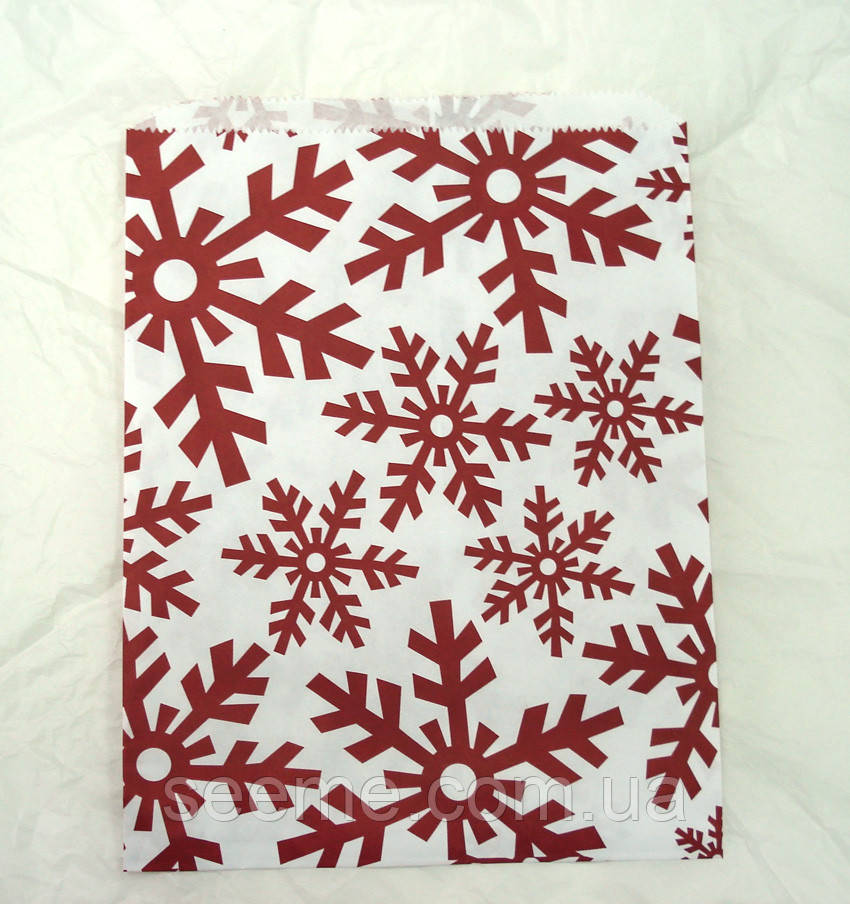 Пакет саше «Сніжинки», 305х380 мм., фото 1