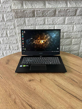 Б/в Ігровий ноутбук Б-клас Gigabyte Aorus 15-X9 15.6" 1920x1080| i7-8750H| 16GB RAM| 512GB SSD| RTX 2070 8GB, фото 1