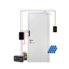 Комплект СКУД із сенсорною панеллю та електроригельним замком GV-503