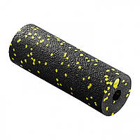 Массажный ролик 4FIZJO Mini Foam Roller 15 x 5.3 см (валик, роллер) Black/Yellow