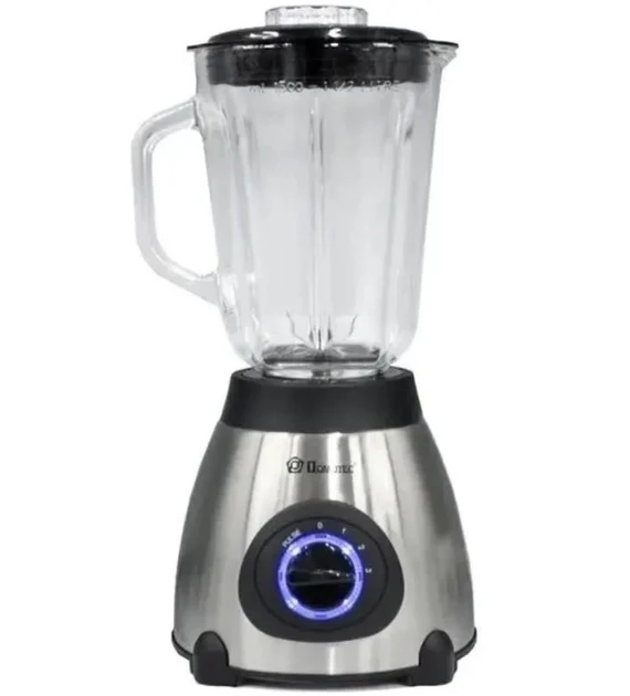 Кухонний електричний блендер з 2 чашами Domotec MS-6610 1000 Вт Стаціонарний блендер-подрібнювач, фото 1