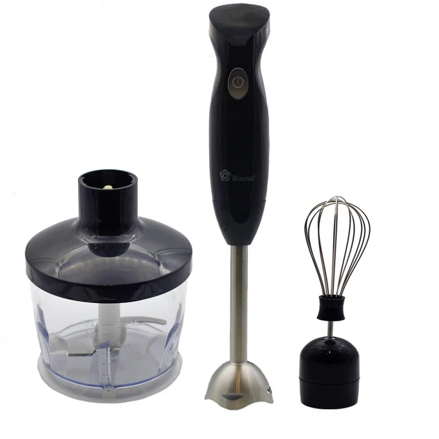 Блендер електричний 3 в 1 Domotec MS-5103 3в1 500 Вт Блендер з металевою ніжкою та глечиком на 600 мл, фото 1