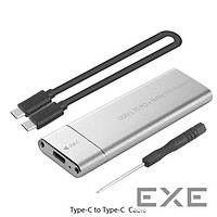 Корпус накопителя USB3.0 A-M.2 (NVMe),корпус SSD,прозорий (62.09.8412-1)