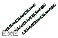 Пластикові пружини для біндера 2E, 16мм, темно-зелені, 100шт (2E-PL16-100DGR)