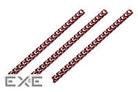 Пластикові пружини для біндера 2E, 16мм, темно-бордові, 100шт (2E-PL16-100MR)