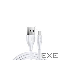 Кабель Remax Lesu Pro USB 2.0 to microUSB 2.1A 1M Белый (RC-160m-w)