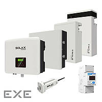 Комплект Solax 2.2: Однофазный гибридный инвертор на 6 кВт, с АКБ на 11,6 кВт*ч (21270)