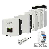 Комплект Solax 3.2: Однофазный гибридный инвертор на 6 кВт, с АКБ на 17,4 кВт*ч (21288)