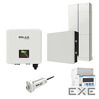 Комплект Solax 4.3: Трехфазный гибридный инвертор на 12 кВт, с АКБ на 6,2 кВт*ч (21320)