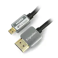 Kruger & Matz microHDMI - HDMI кабель - 1,8 м