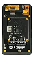 Емкостный OLED тачскрин 5,5 &#039;&#039; 1920x1080px HDMI + USB - для Raspberry Pi 4B и LattePanda Alpha /